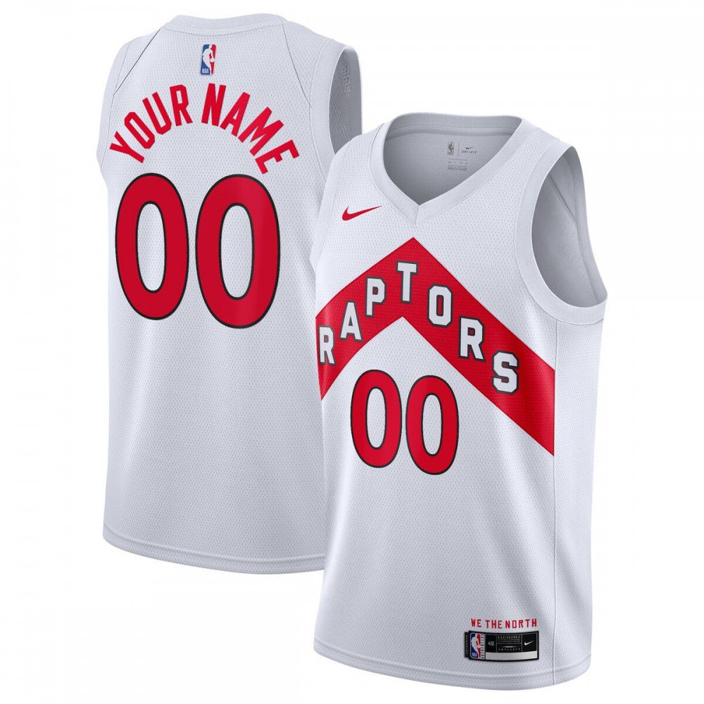 Toronto Raptors 2020/21 Swingman Custom Jersey - Association Edition - White-Pro Kit Vault | Brand New 26/27 Sports Jerseys